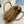 Pra 1BA418 Small Shopping Double Bag 28cm Brown Cowhide  267514