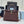 Pra Double Shopping Bag 32cm Brown Date Cowhide 267276