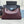 Pra Aimee Underarm Hobo Bag 39cm Burgundy Cowhide 267275