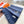 HM 25 Double- Sided Small H Puzzle Scarf 180cm Cashmere Marble Blue Navy Blue 825643