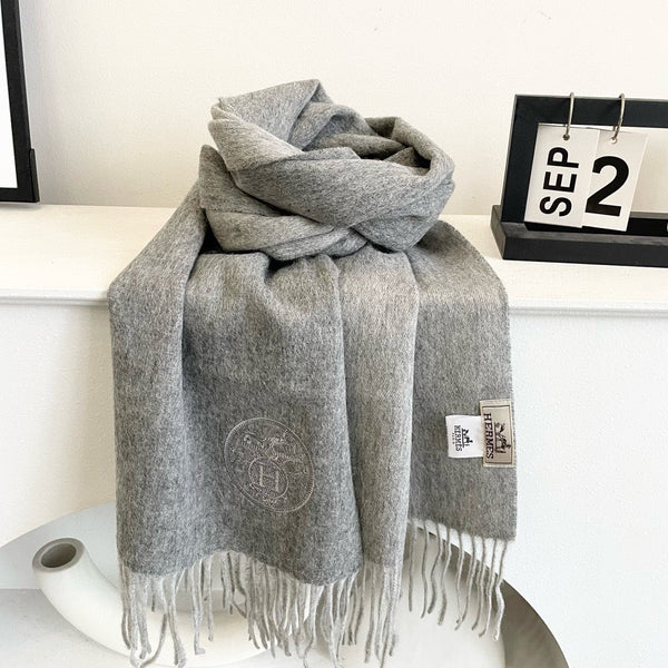 Sciarpa HM 25 200cm Cashmere Grigio 825630