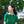 Miumiu Short-Sleeve Polo Shirt Green Cotton