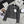 CC Round Crew Neck Leather Chain Jacket Black Lambskin