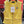 CC Sleeveless Vest Short Jacket Yellow Cotton