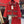 CC 25Ss Suit Jacket and Skirt Red Cotton