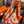 HM Saddle Long Scarf 200cm Orange Cashmere 828666