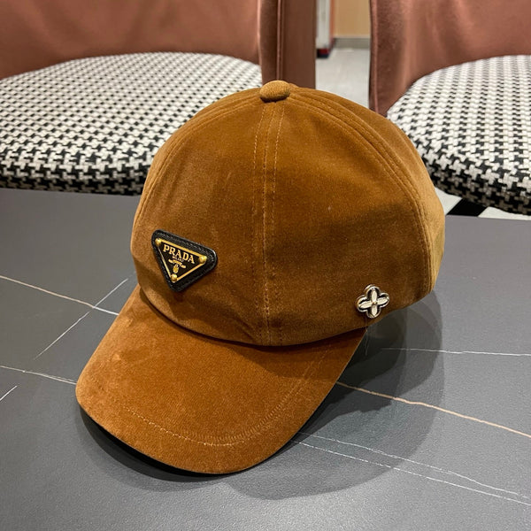 PRA 25 BASEBALL CAP BROWN VELVET 823467