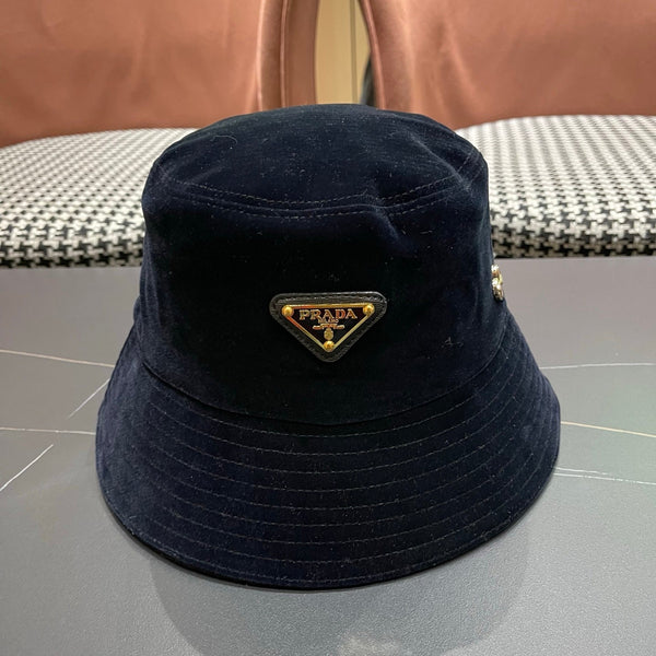 PRA 25 FISHERMAN HAT DARK BLUE SUEDE 823471