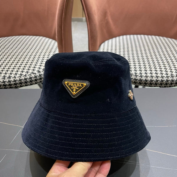 PRA 25 FISHERMAN HAT DARK BLUE SUEDE 823471