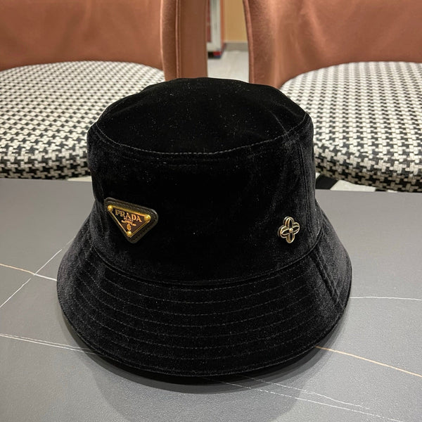 PRA 25 FISHERMAN HAT BLACK SUEDE 823473