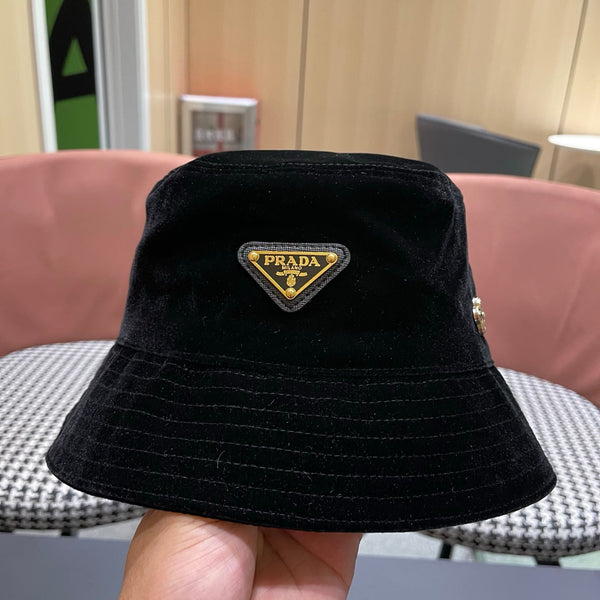 PRA 25 FISHERMAN HAT BLACK SUEDE 823473