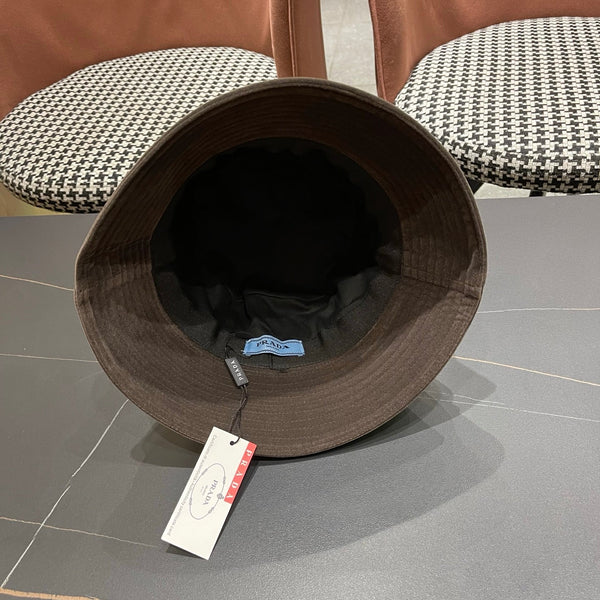 CAPPELLO DA PESCATORE PRA 25 IN CAMOSCIO GRIGIO SCURO 823474