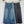 CD 25SS Laser Printed Stripe Pattern Denim Skirt Blue Cotton 306525