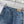 CD 25SS Laser Printed Stripe Pattern Wide-Leg Jeans Blue Cotton 306516