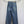 CD 25SS Laser Printed Stripe Pattern Wide-Leg Jeans Blue Cotton 306516