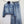 CD 25SS Laser Printed Stripe Pattern Wide-Leg Jeans Blue Cotton 306510