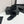 CC 25SS Chain Bow Mary Jane Black Cowhide and Fabric 490143
