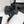 CC 25SS Chain Bow Mary Jane Black Cowhide and Fabric 490143
