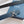 CD Belt 35mm Black Blue Leather Silver Logo Buckle
