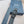 CD Belt 35mm Black Blue Leather Black Buckle