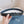 CD Belt 35mm Black Blue Leather Black Buckle
