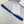 CD Saddle Belt 20mm Blue Calfskin Metal Buckle