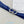CD Saddle Belt 20mm Blue Calfskin Metal Buckle