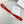 CD Saddle Belt 20mm Red Calfskin Metal Buckle