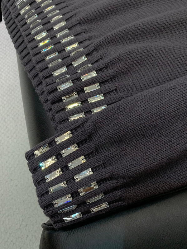 Fendi 25 Lazy-Style Crewneck Sweater Dark Brown Cotton