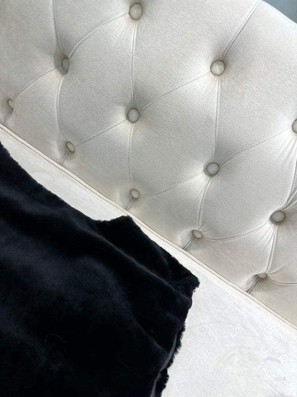 Fendi 25AW Merino Shearling Black Vest