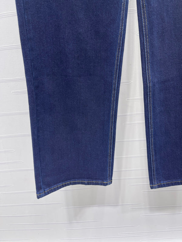 CC 25 Pocket-embroidered Double Cs high-waisted straight-leg jeans