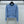 CC 25 Round Neck Striped Knitted Wool Blue Cardigan