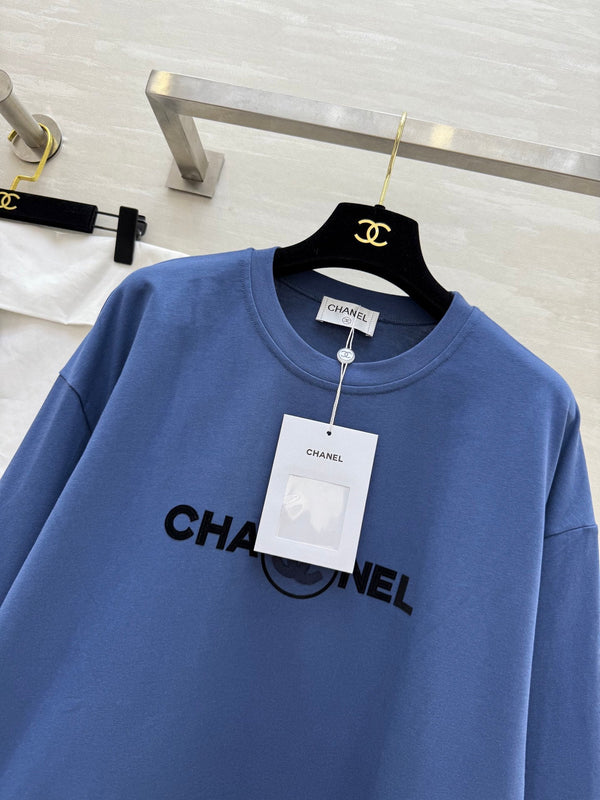 CC 25 Fake Two-Piece Design Long-Sleeved Sweater