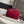 Mini CF 25 Flap Bag Red Shearling