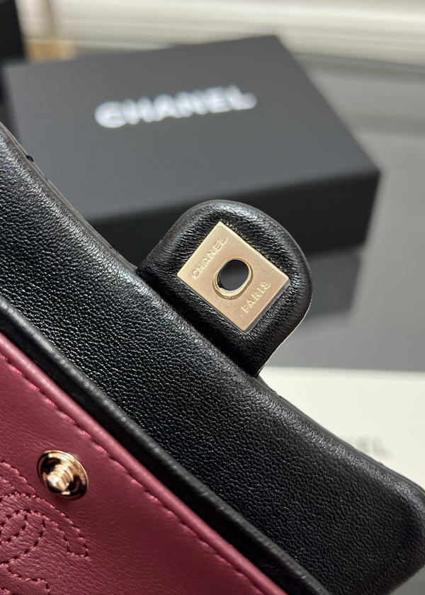 CC 25A Super Mini Bag 12.5cm Black Lambskin