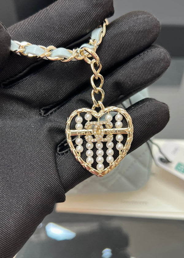 CC 25A Super Mini Bag 12.5cm Cloud Blue Lambskin