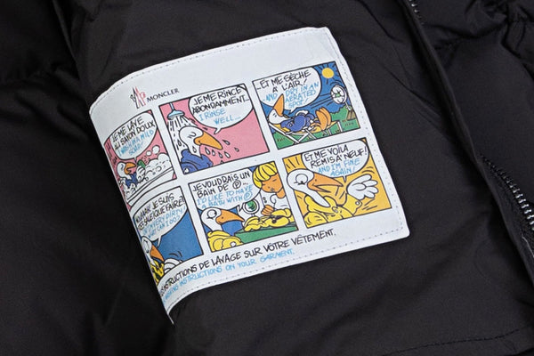 Moncler 24ss Disney Long Waist Black down Jacket 224782