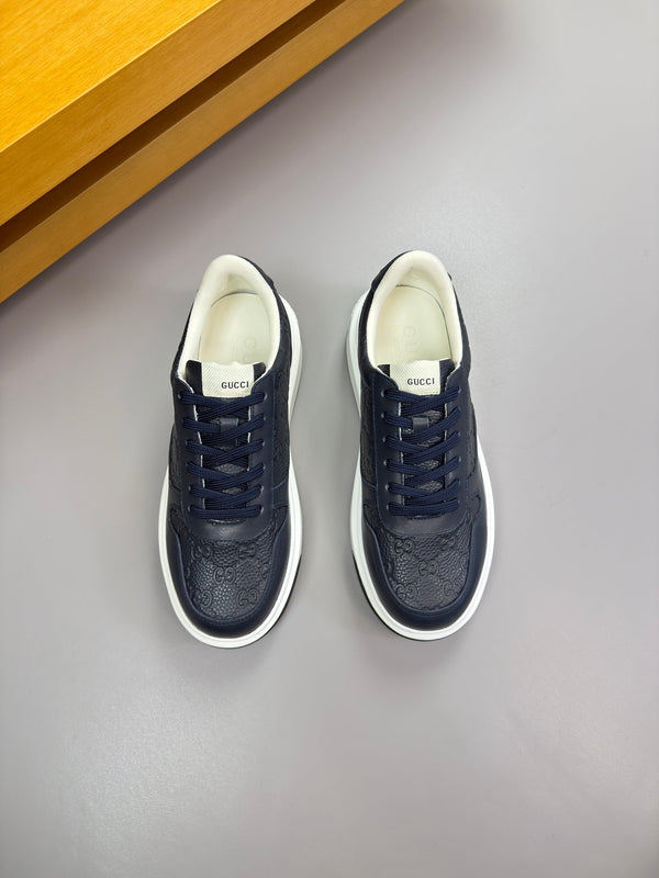 GG SNEAKER BLUE NAPPA LEATHER 194570