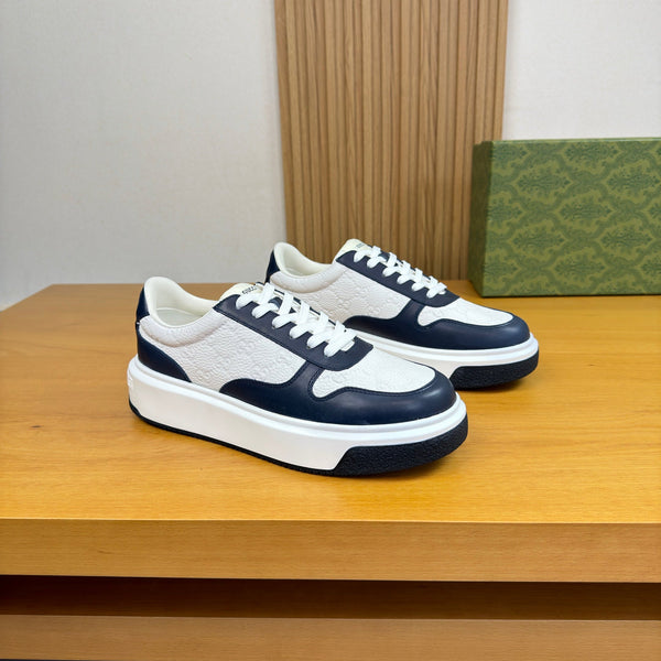 GG SNEAKER WHITE BLACK NAPPA LEATHER 194554