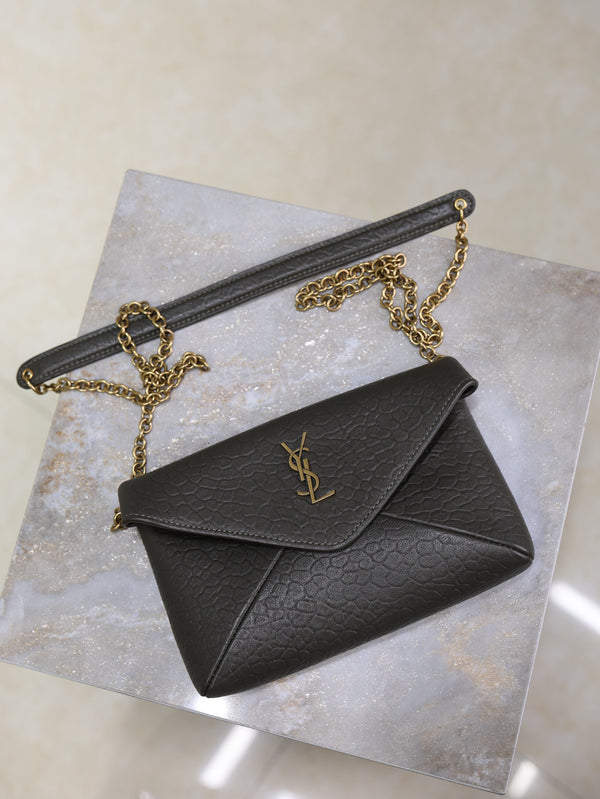 Cassandre Mini Bag 19cm Chocolate Lambskin GHW