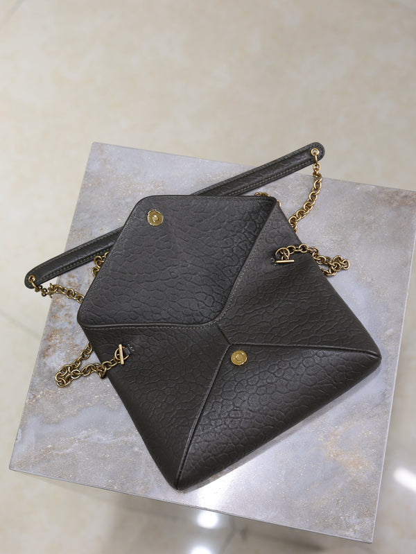 Cassandre Mini Bag 19cm Chocolate Lambskin GHW