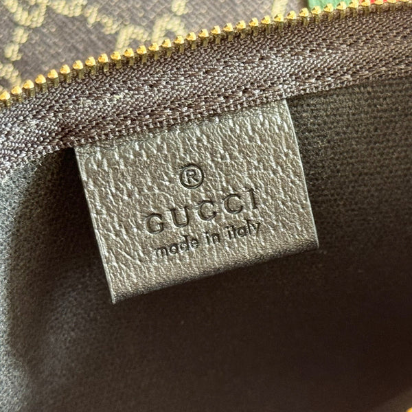 GG Giglio 26 Detachable Clutch Tote Bag 50cm Black Canvas Light Gold Hardware