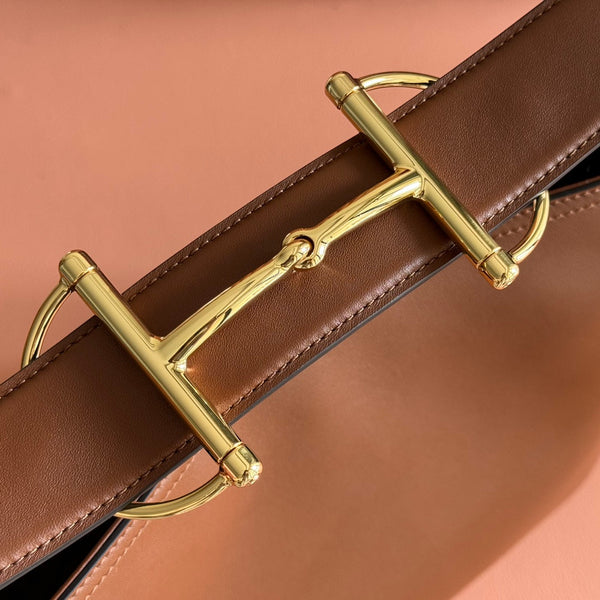 GG 25FW Beatrix Handbag 35cm Brown Calfskin GHW