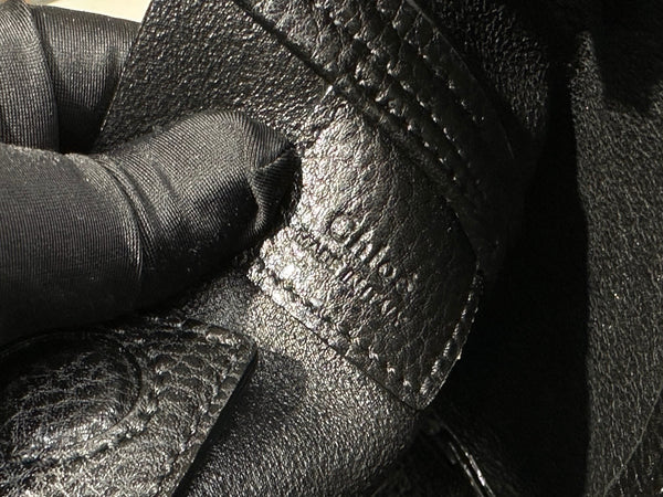 Chloe Spin Tote Bag Small 18cm Black Calfskin 272275