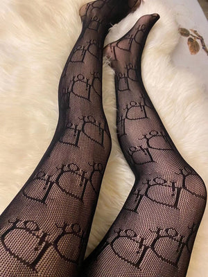 CD fishnet pantyhose