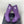 Bottes de pluie vintage Chanel 26 en peau de mouton violette 476070