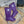 Bottes de pluie vintage Chanel 26 en peau de mouton violette 476070