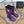 Bottes de pluie vintage Chanel 26 en peau de mouton violette 476070