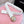 Ceinture Femme Boucle Cachet CC 30mm Élastique Cuir de Vachette Blanc 196841