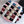 CC Stamp Buckle Women Belt 30mm Elastic Black Cowhide 196840